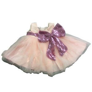 Christening Lace Flower Baby Girl Dress Princess Formal Prom Tutu Ball Gown